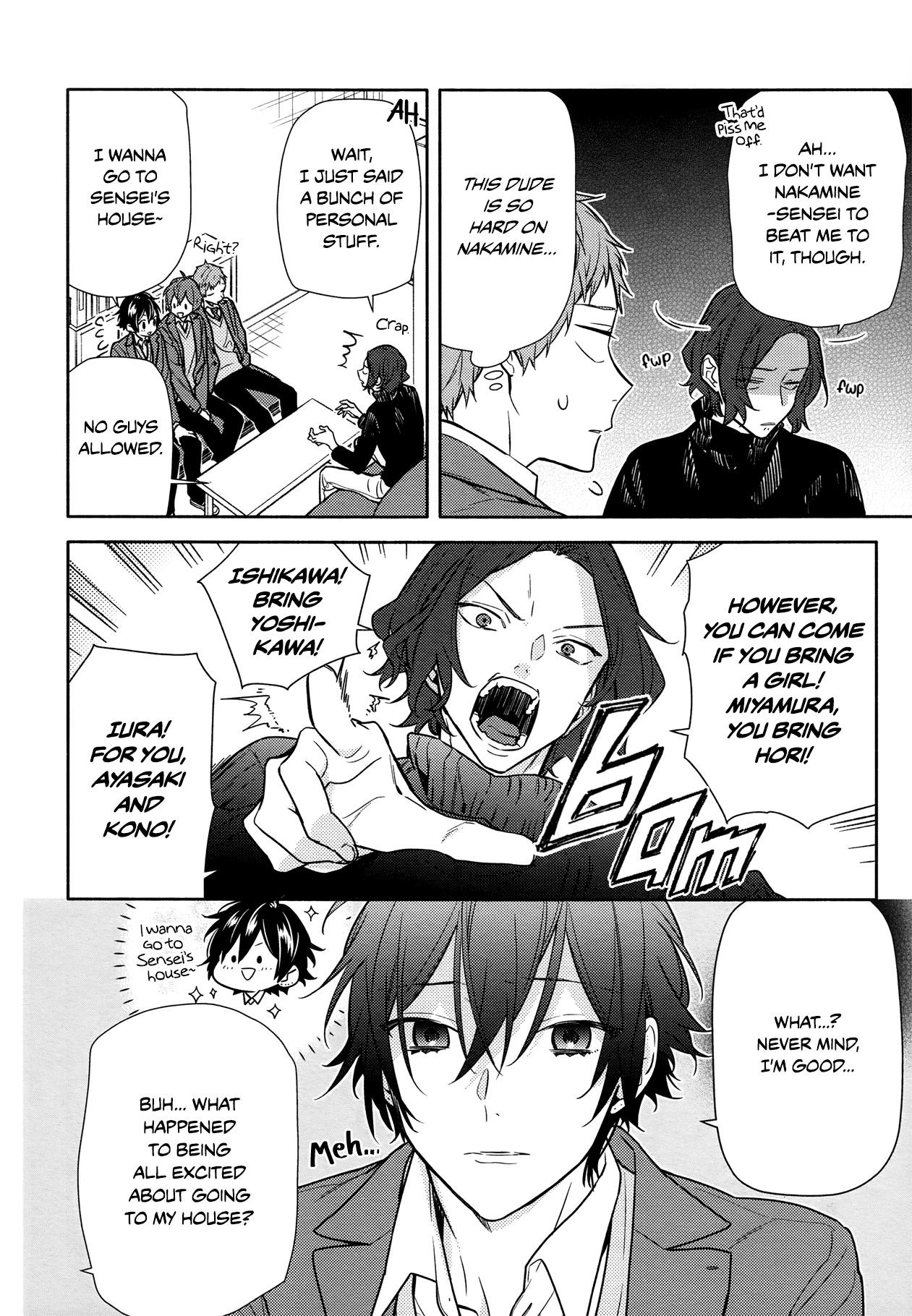 Horimiya Chapter 112 page 4 - Chapter 112: Distracted