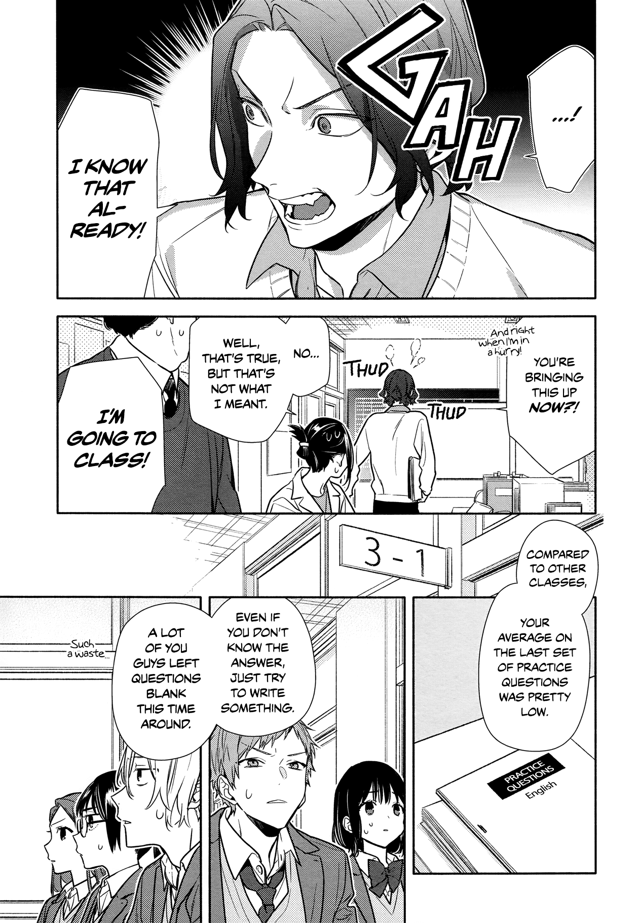 Horimiya Chapter 112 page 9 - Chapter 112: Distracted