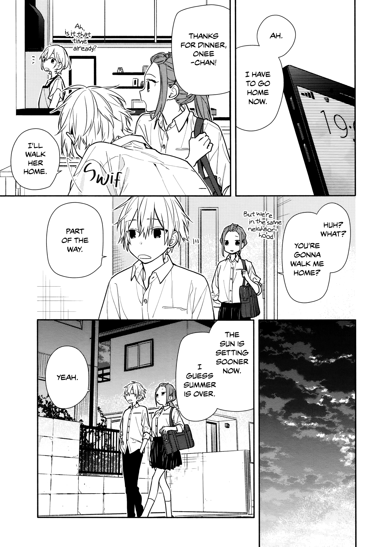 Horimiya Chapter 119.5 page 21 - Chapter 119.5: Ten Years Later (1)