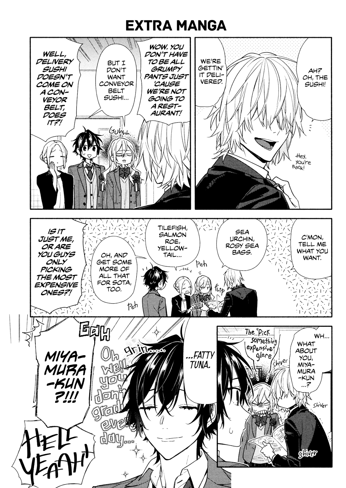 Horimiya Chapter 122.5 page 5 - Chapter 122.5: Extras