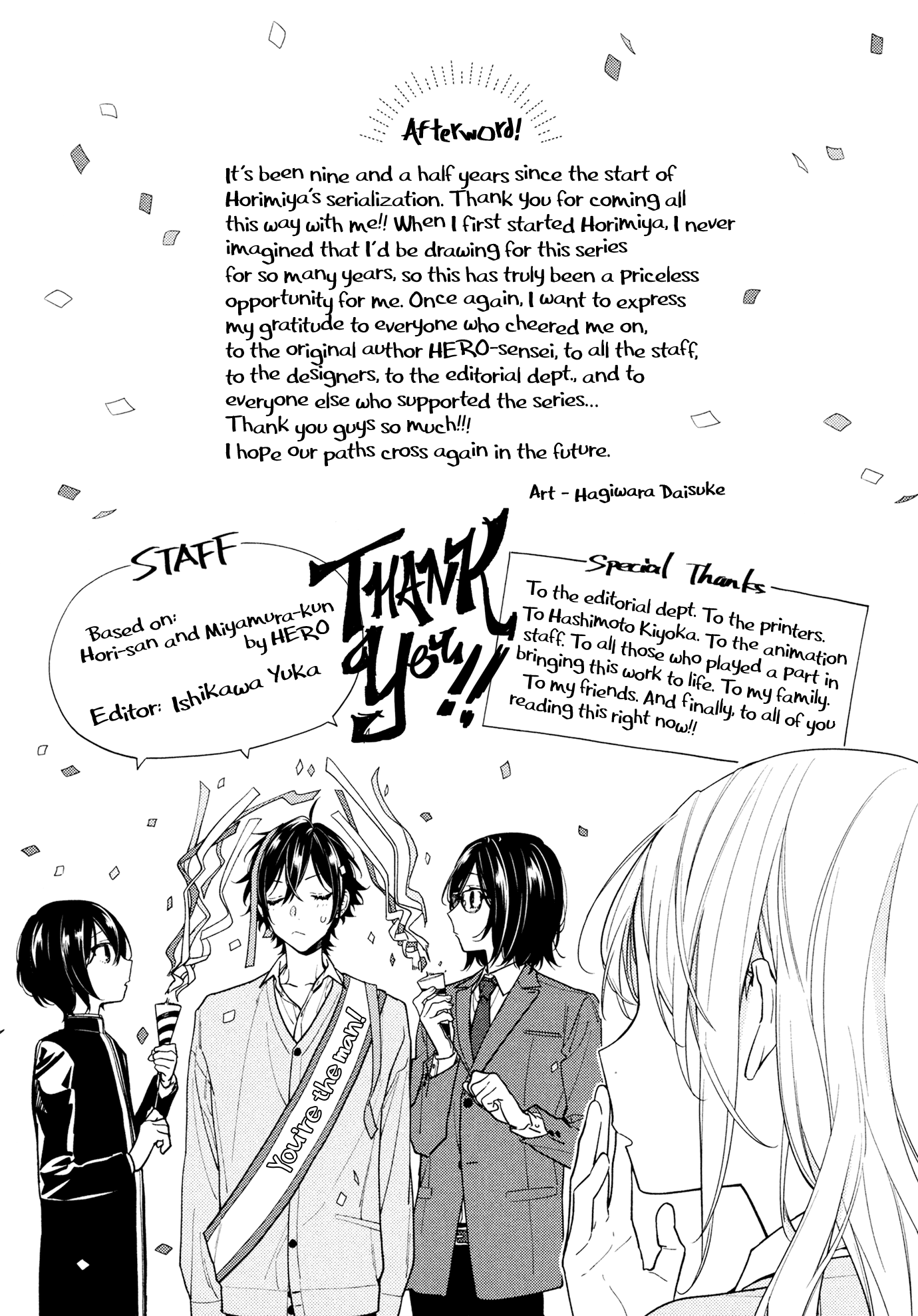 Horimiya Chapter 122.5 page 6 - Chapter 122.5: Extras