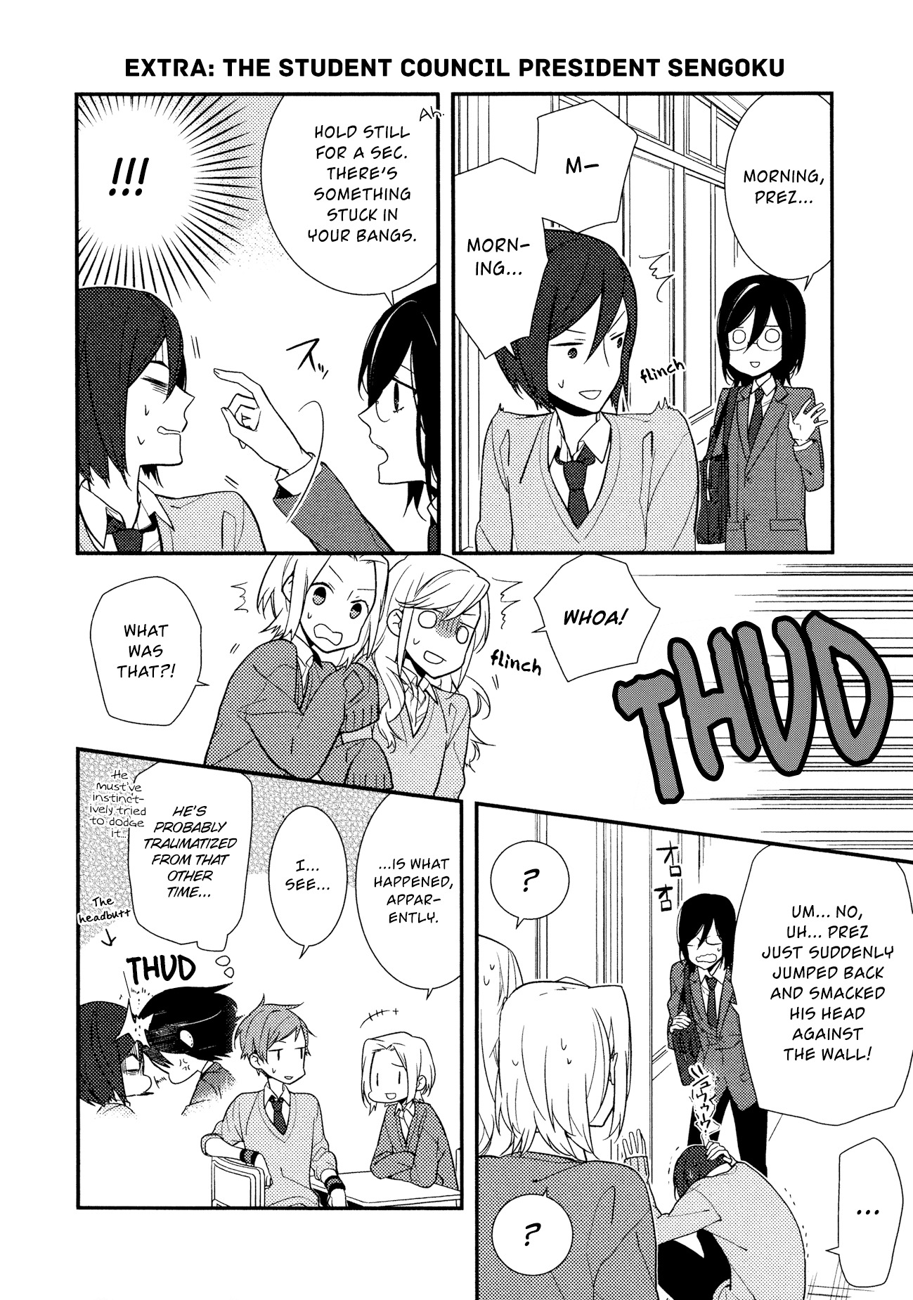 Horimiya Chapter 13.5 page 8 - Chapter 13.5: Extras