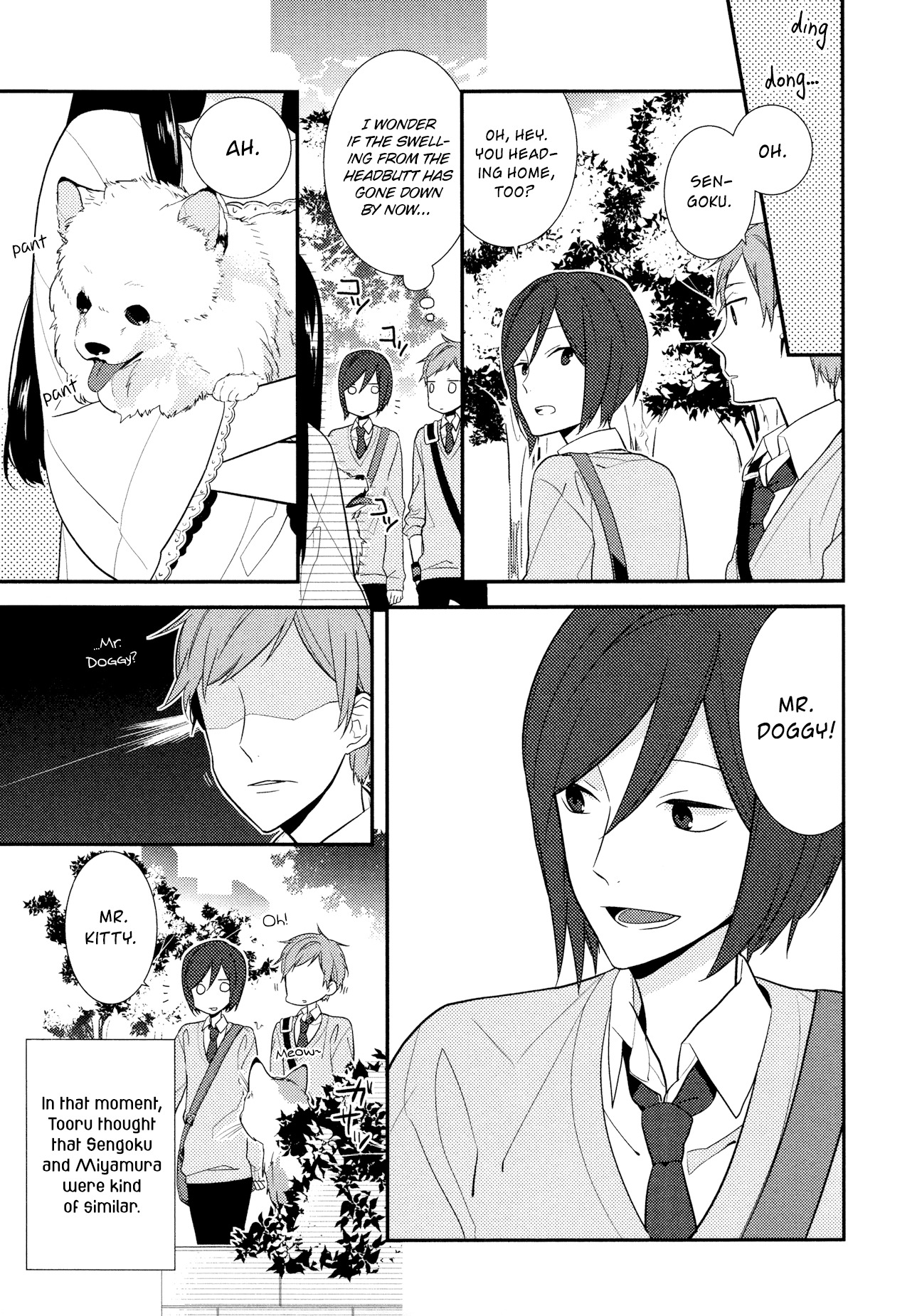 Horimiya Chapter 13.5 page 9 - Chapter 13.5: Extras