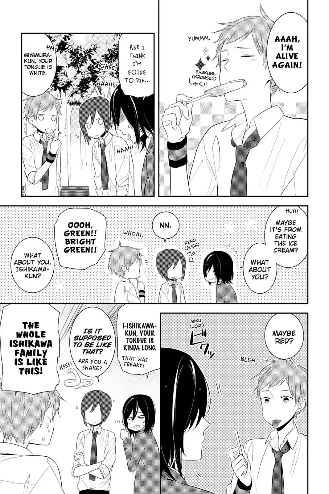 Horimiya Chapter 16 page 13 - Chapter 16 : Green,White & Red