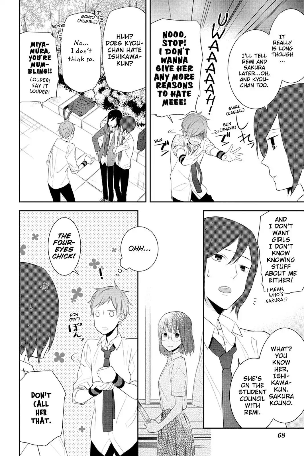 Horimiya Chapter 16 page 14 - Chapter 16 : Green,White & Red