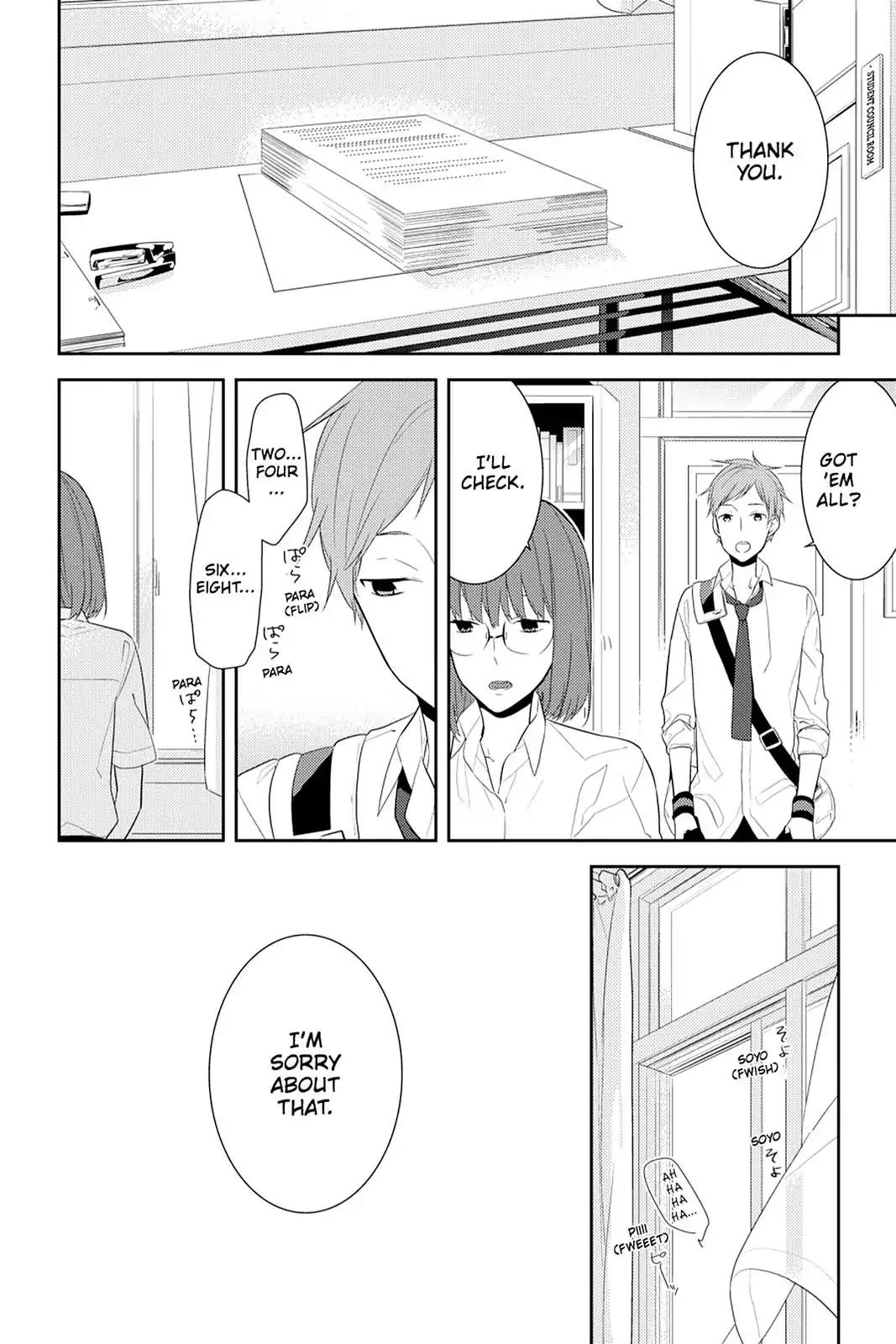 Horimiya Chapter 16 page 4 - Chapter 16 : Green,White & Red