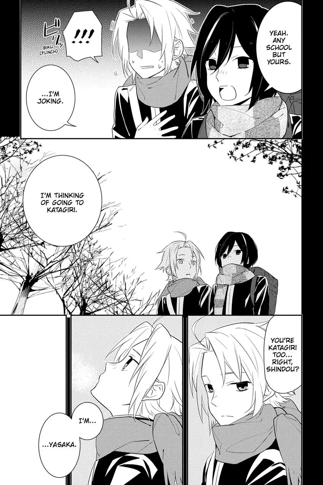 Horimiya Chapter 18 page 17 - Chapter 18 : The Faraway Spring