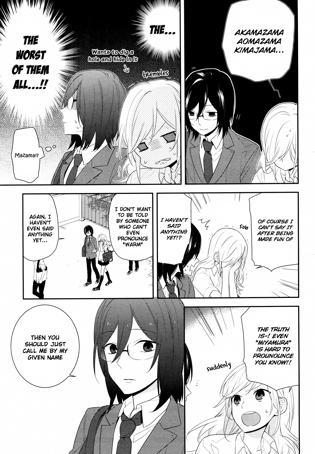 Horimiya Chapter 25 page 19 - Chapter 25: Can't Say