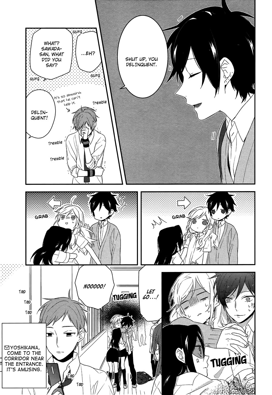 Horimiya Chapter 29 page 15 - Chapter 29: Mole under the eye
