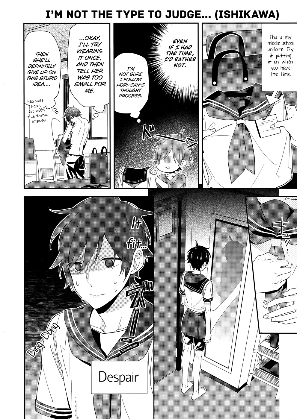 Horimiya Chapter 32 page 8 - Chapter 32: A Day in the Life Of