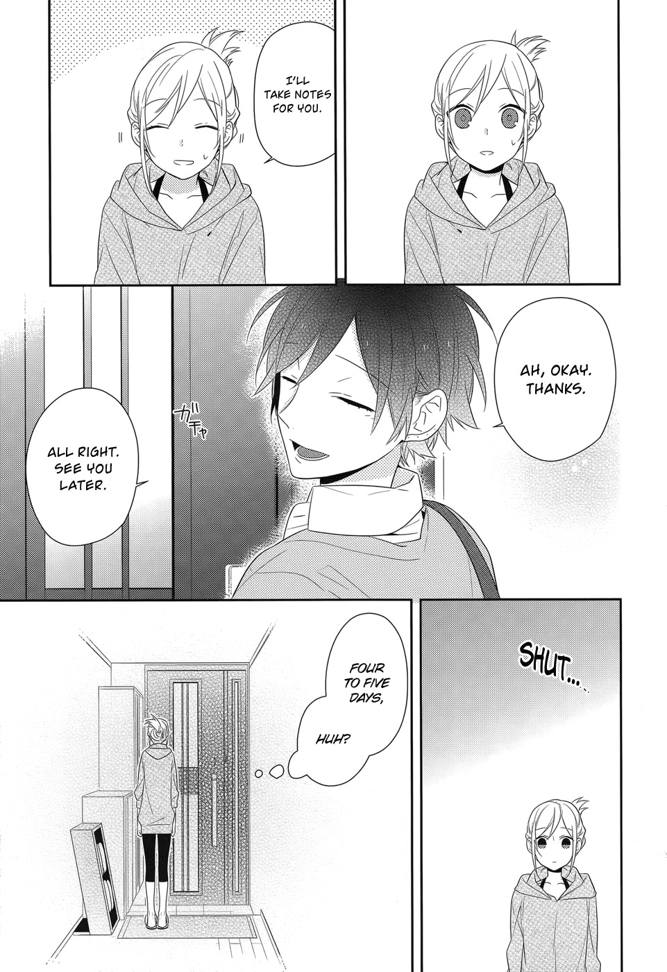 Horimiya Chapter 34 page 5 - Chapter 34: Five Days
