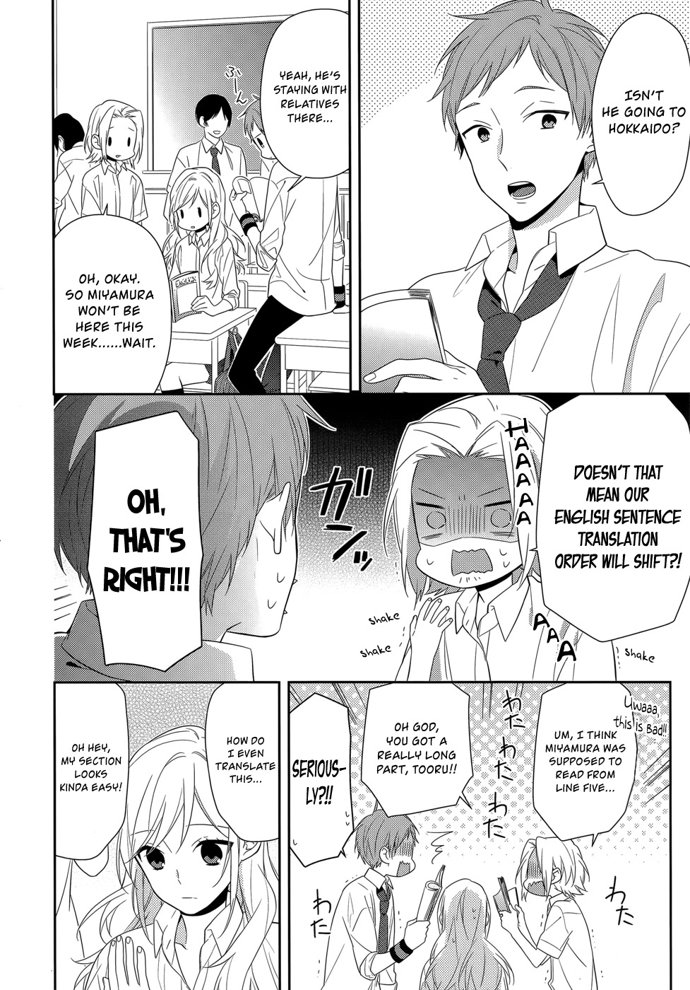 Horimiya Chapter 34 page 6 - Chapter 34: Five Days