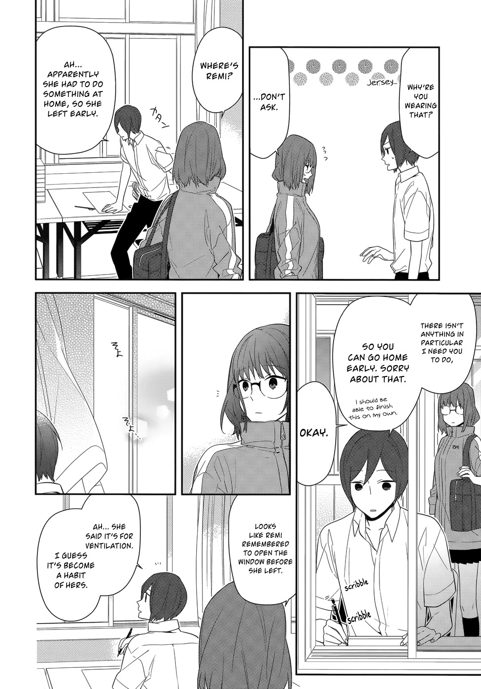 Horimiya Chapter 35 page 12 - Chapter 35: Cherry Colored Cookies
