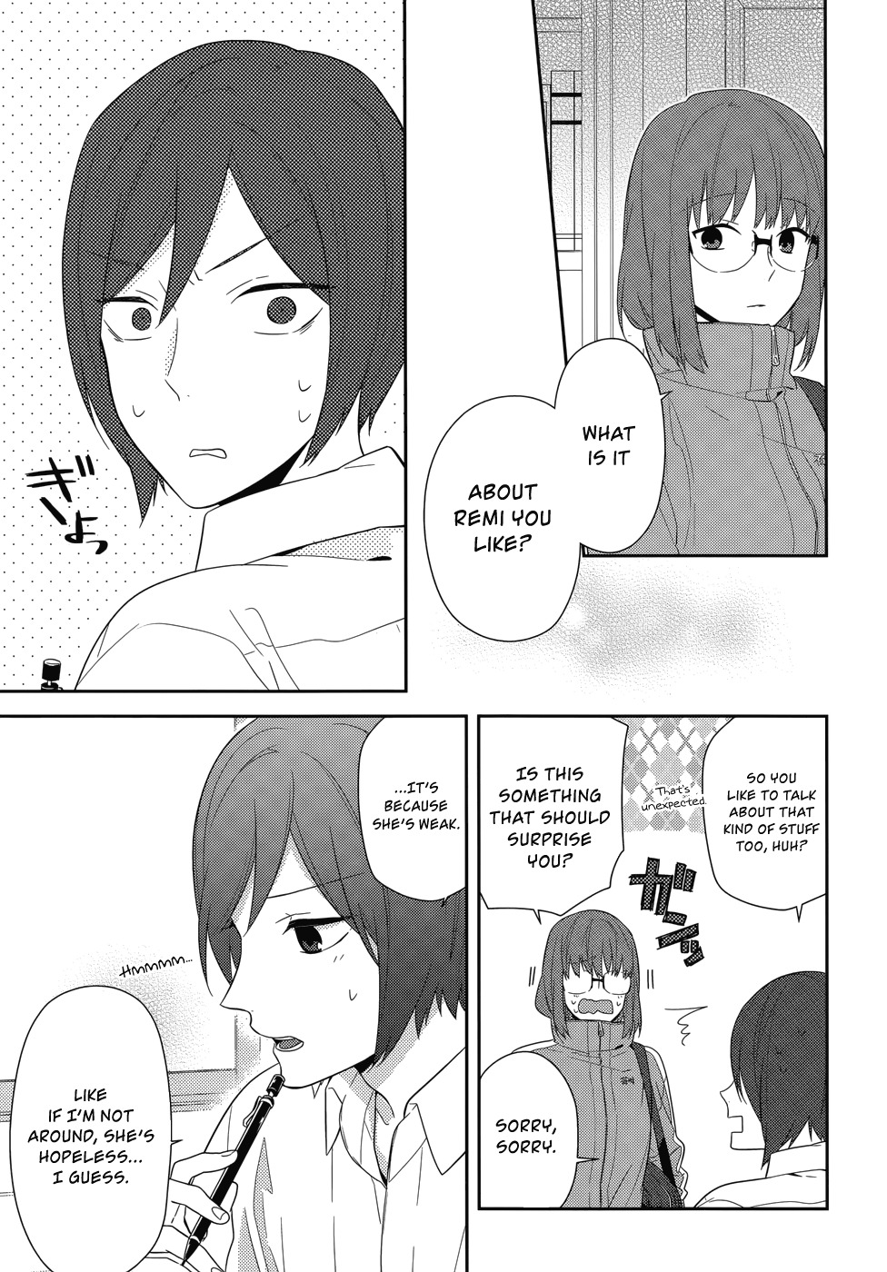 Horimiya Chapter 35 page 13 - Chapter 35: Cherry Colored Cookies