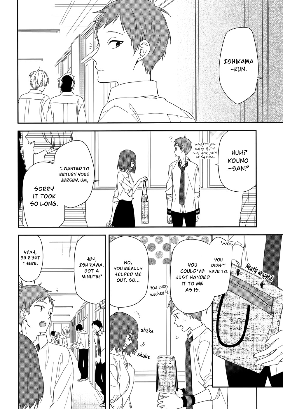 Horimiya Chapter 35 page 18 - Chapter 35: Cherry Colored Cookies