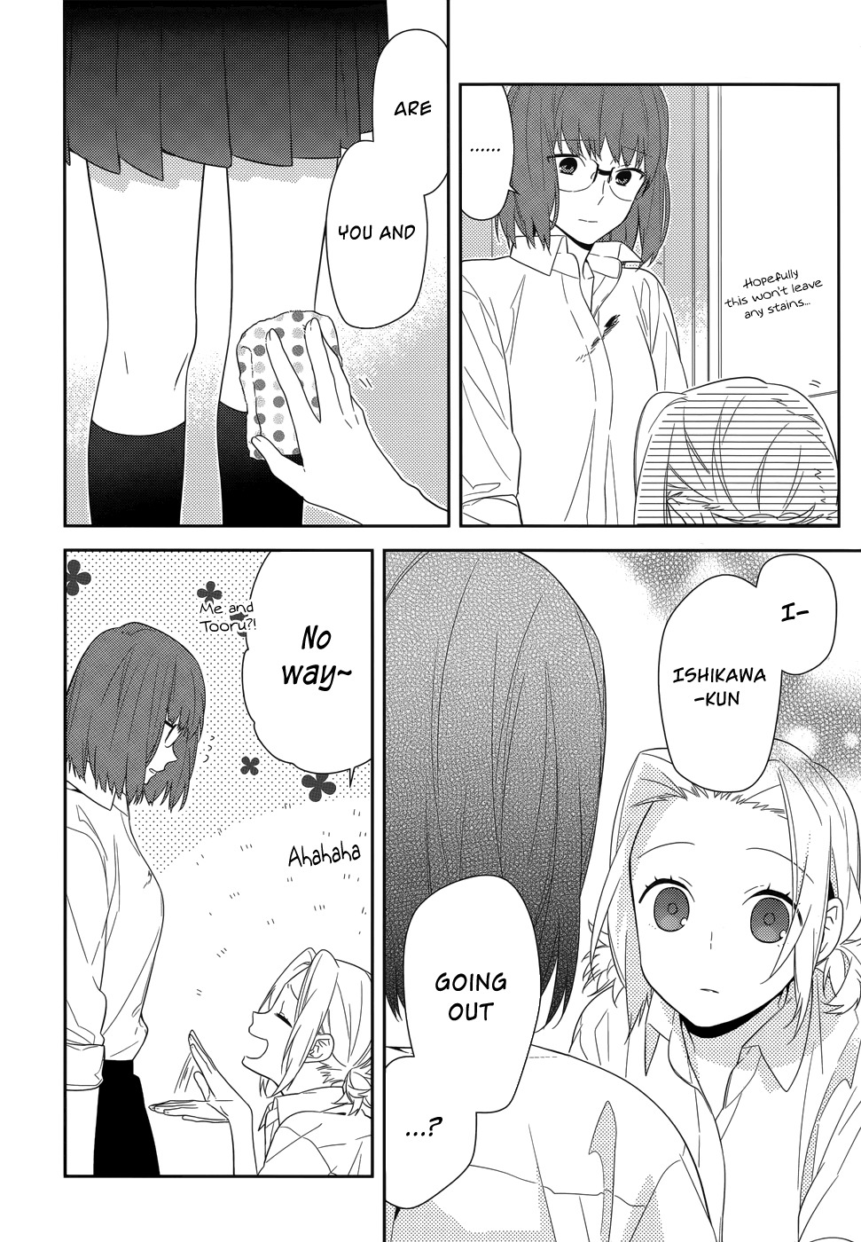 Horimiya Chapter 35 page 8 - Chapter 35: Cherry Colored Cookies