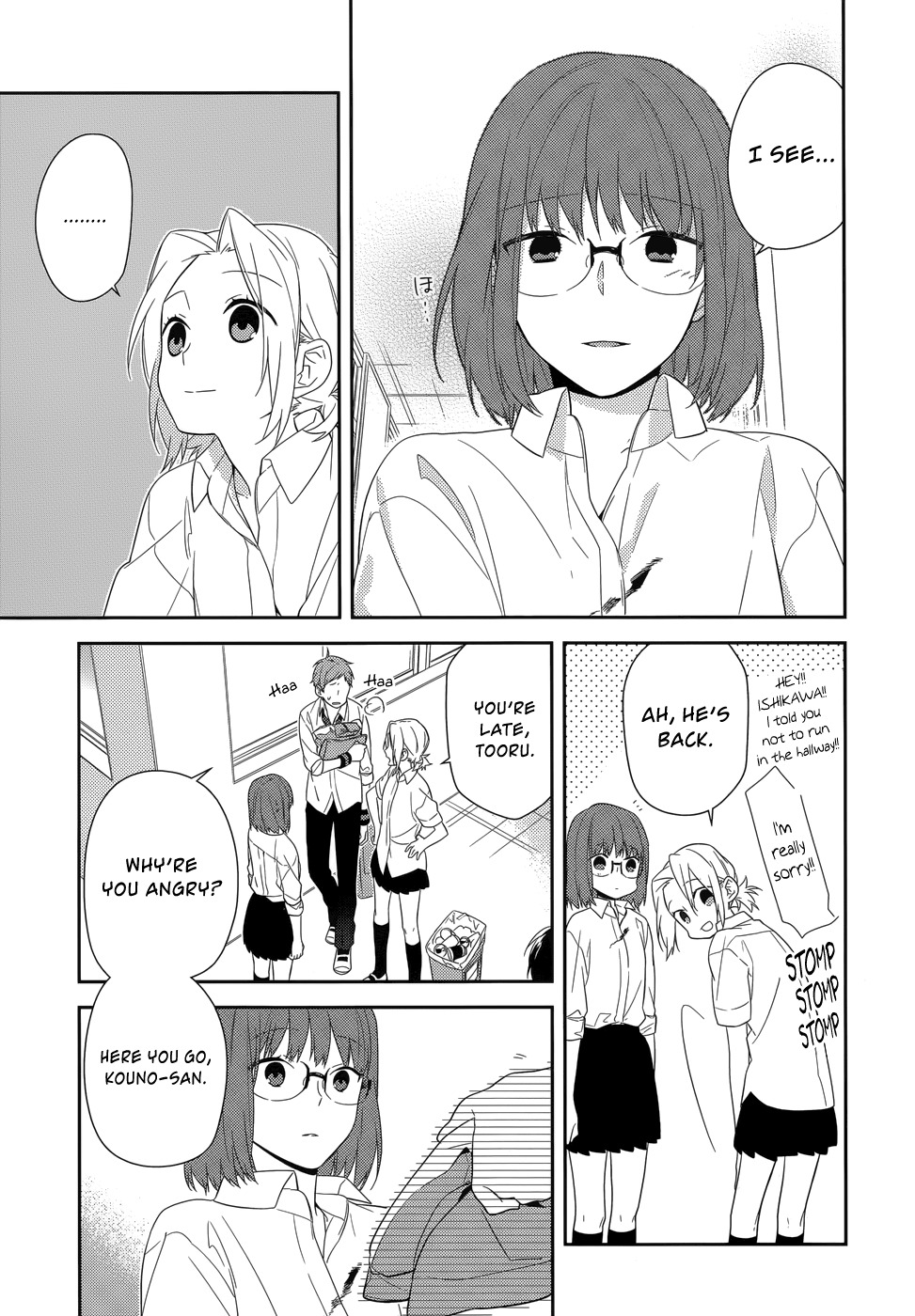 Horimiya Chapter 35 page 9 - Chapter 35: Cherry Colored Cookies