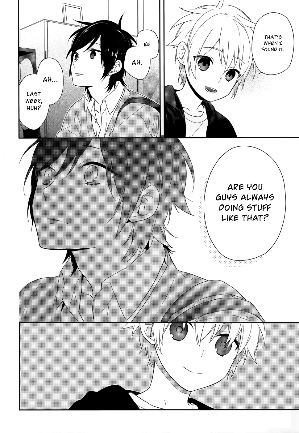Horimiya Chapter 37 page 28 - Chapter 37: Cold Rain