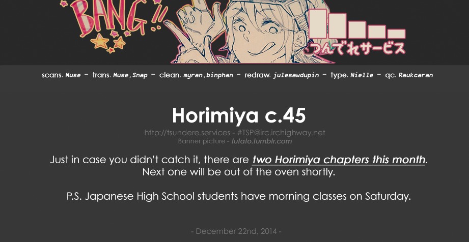 Horimiya Chapter 45 page 13 - Chapter 45: A Puzzle and Its Pieces