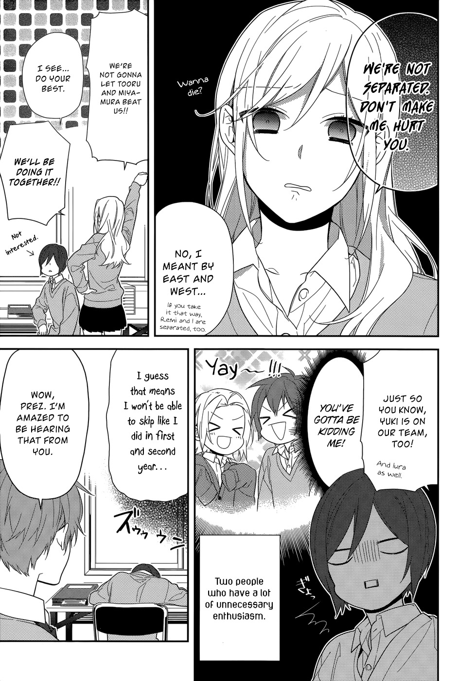 Horimiya Chapter 47 page 12 - Chapter 47: Gap: Part Two