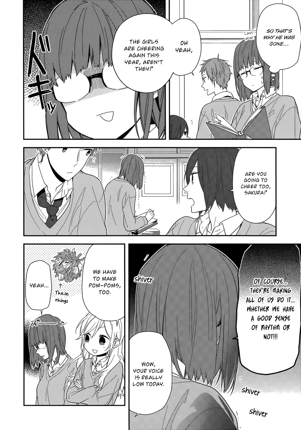 Horimiya Chapter 47 page 13 - Chapter 47: Gap: Part Two