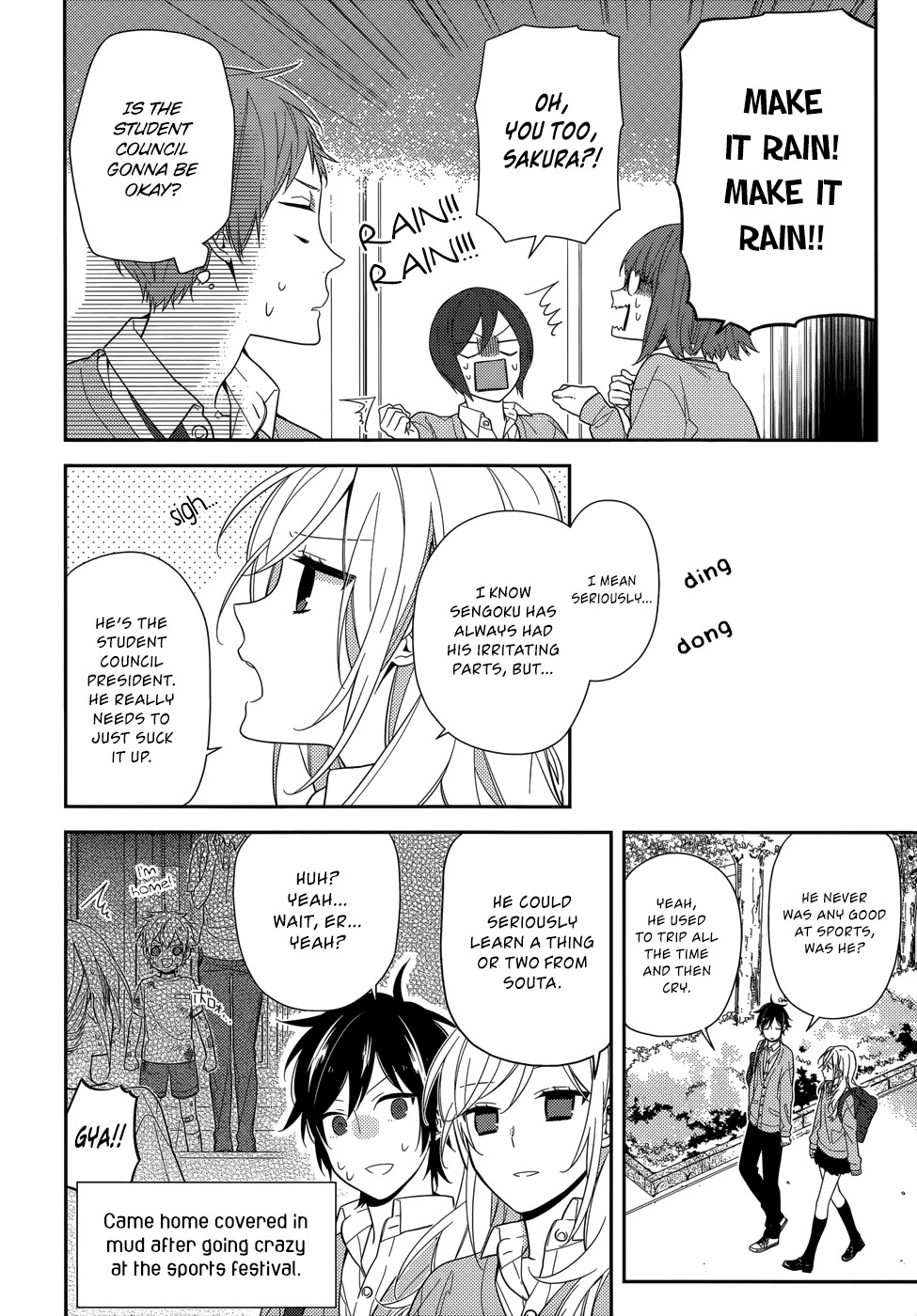 Horimiya Chapter 47 page 15 - Chapter 47: Gap: Part Two
