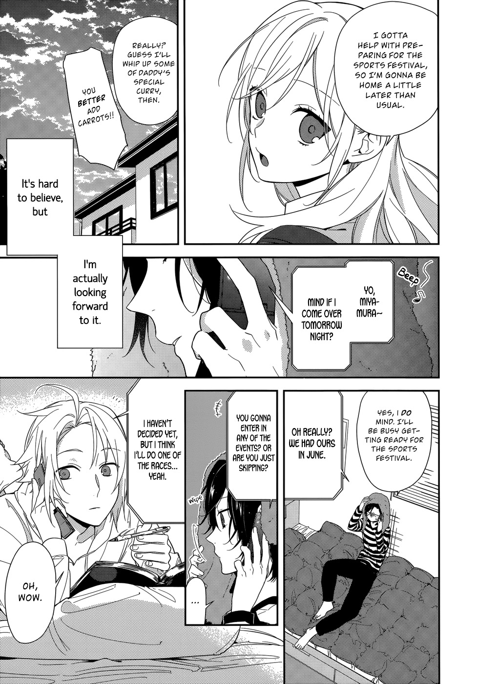 Horimiya Chapter 47 page 20 - Chapter 47: Gap: Part Two