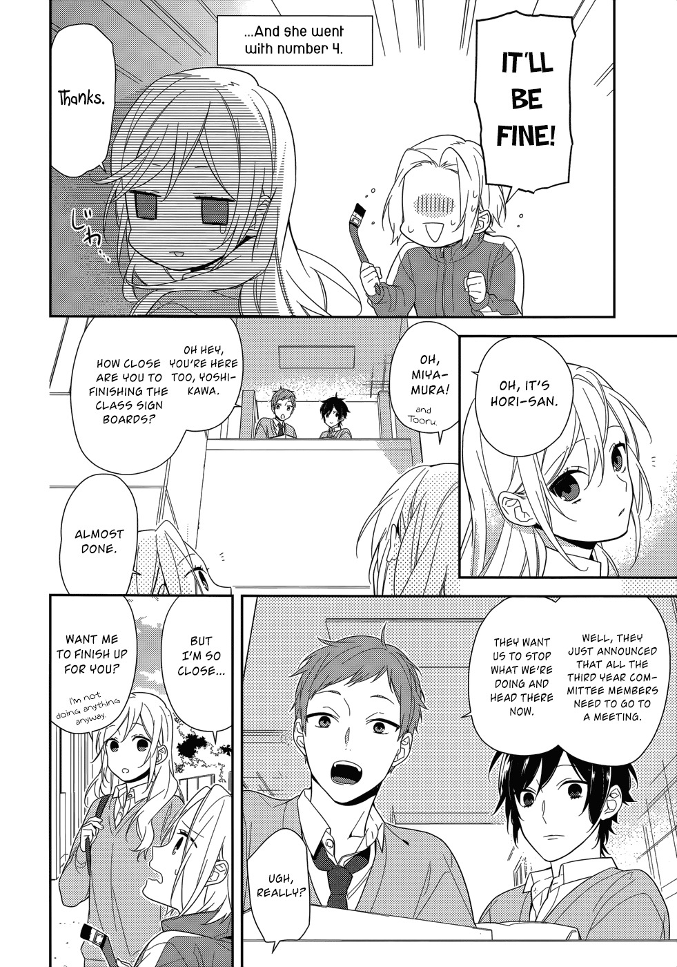 Horimiya Chapter 49 page 13 - Chapter 49: Murderous Desires