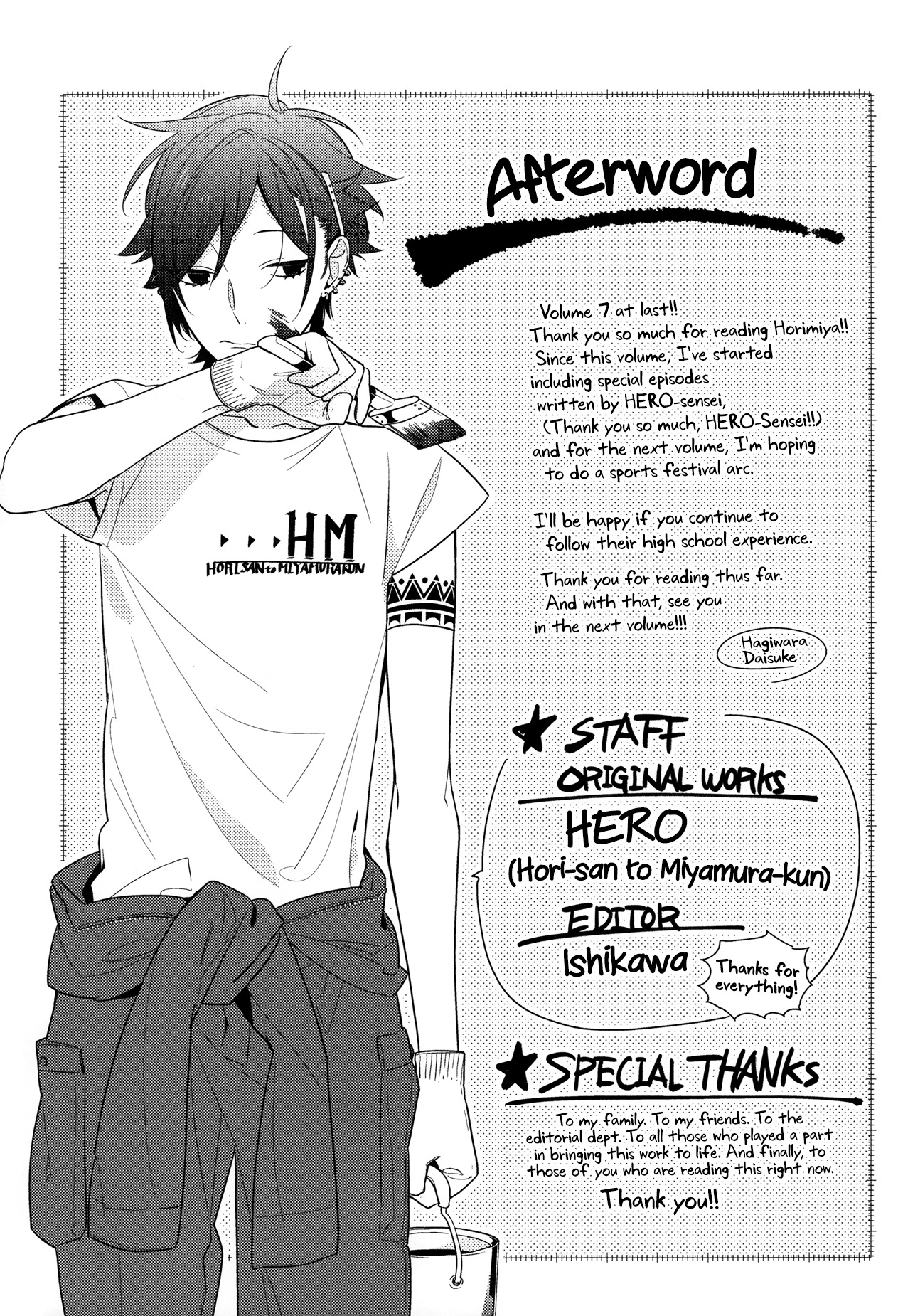 Horimiya Chapter 50.5 page 10 - Chapter 50.5: Extras