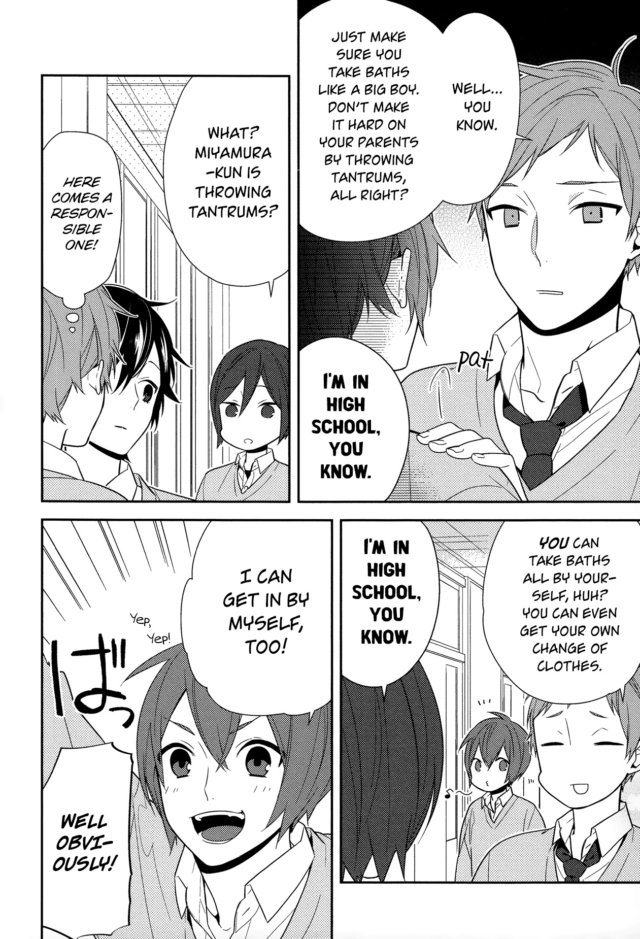 Horimiya Chapter 50.5 page 7 - Chapter 50.5: Extras