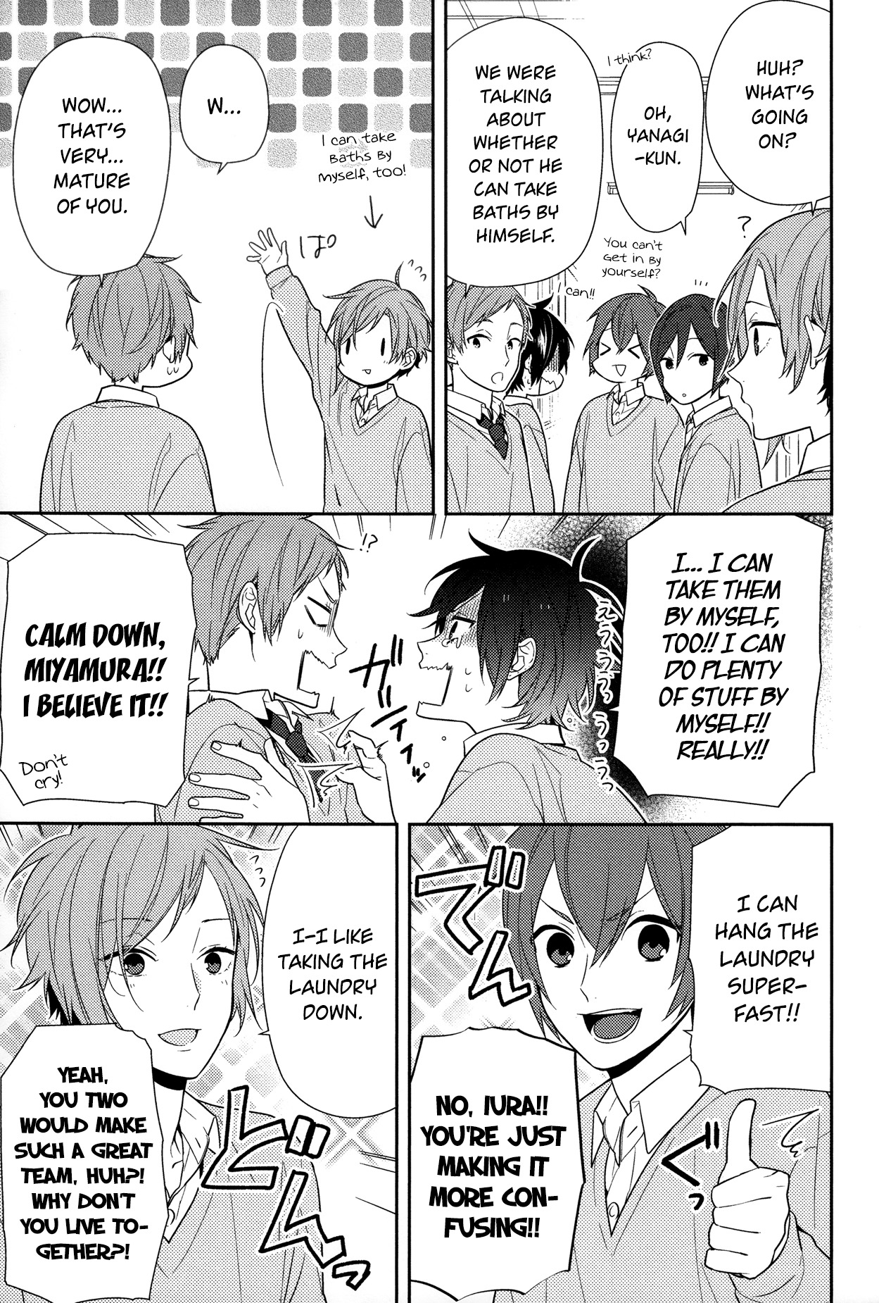 Horimiya Chapter 50.5 page 8 - Chapter 50.5: Extras