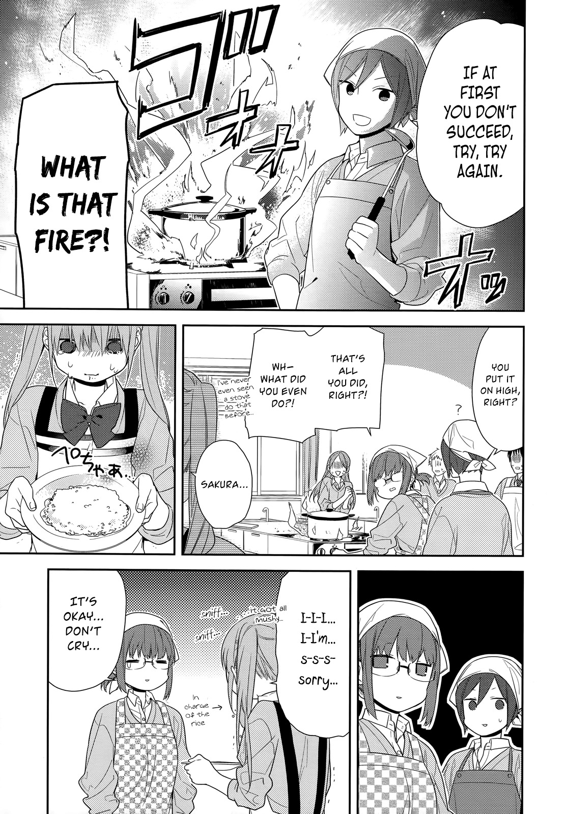 Horimiya Chapter 50 page 14 - Chapter 50: Cooking Class