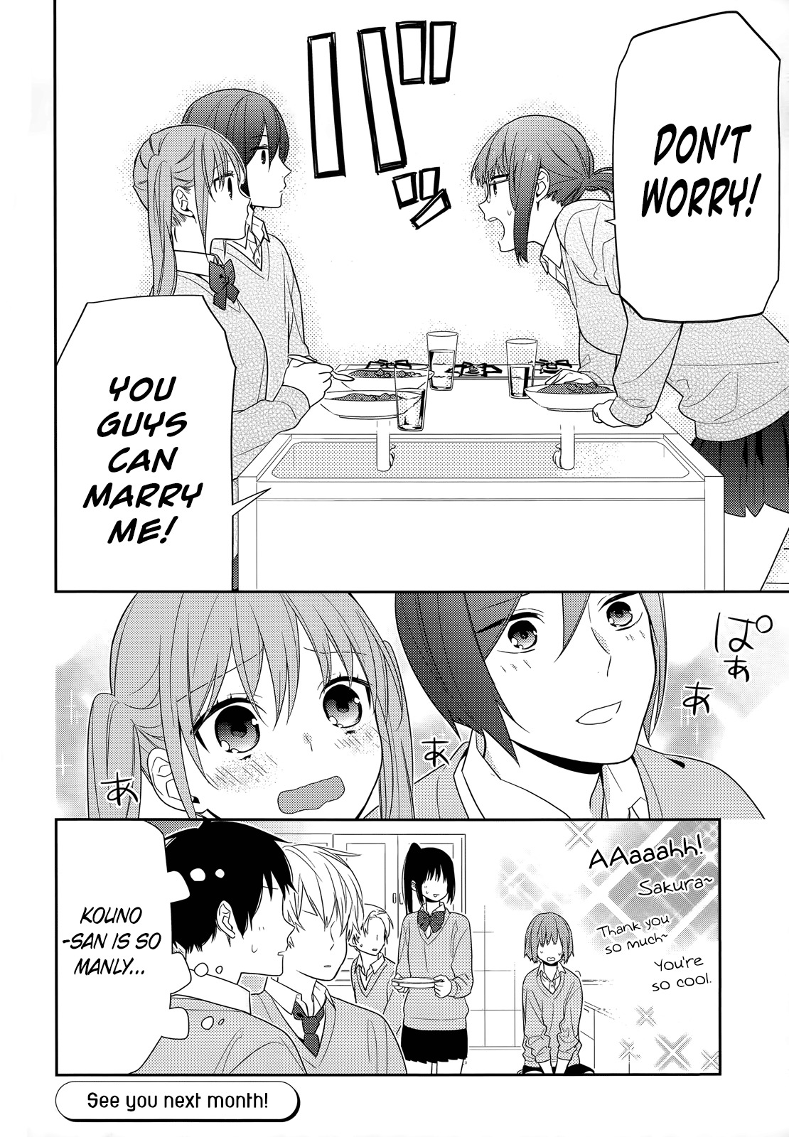 Horimiya Chapter 50 page 17 - Chapter 50: Cooking Class