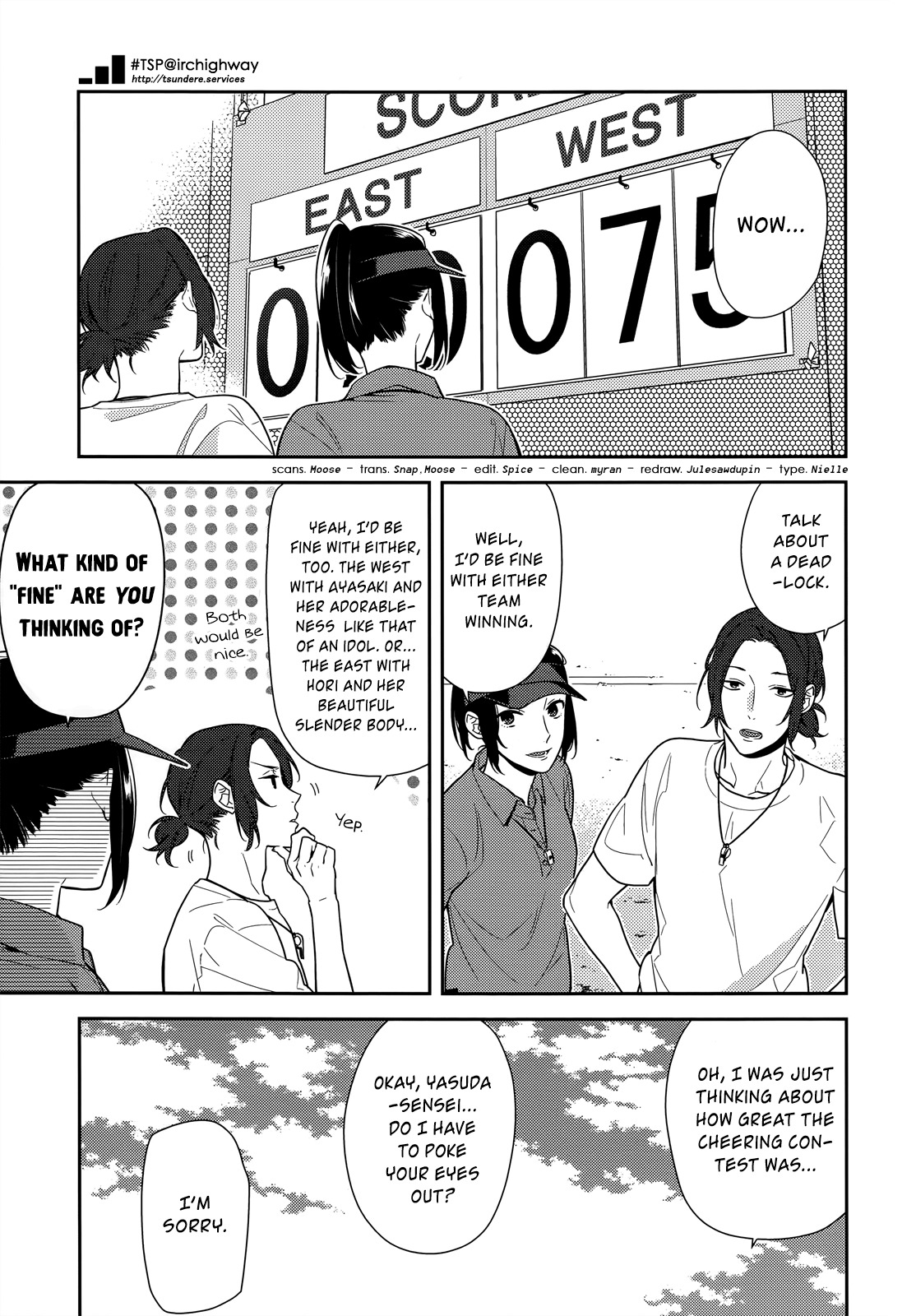 Horimiya Chapter 53 page 1 - Chapter 53: Sports Festival (3)