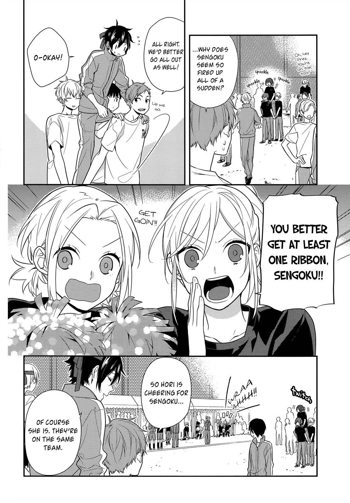 Horimiya Chapter 53 page 6 - Chapter 53: Sports Festival (3)