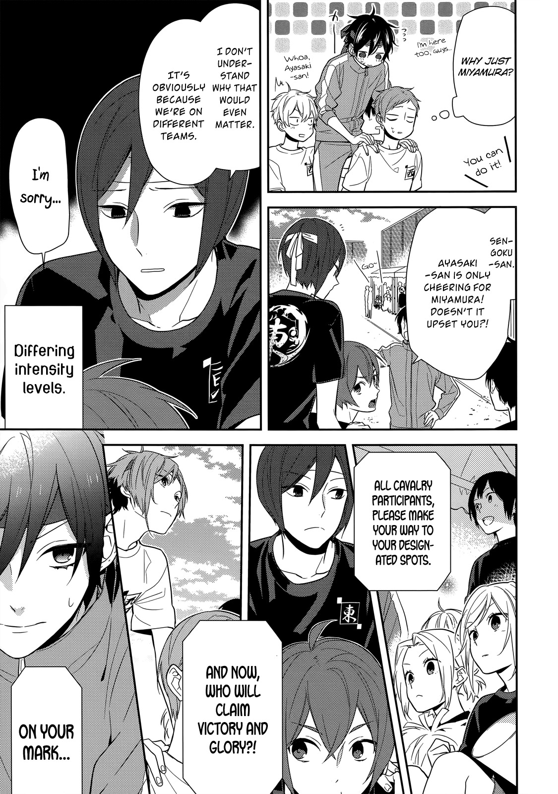Horimiya Chapter 53 page 9 - Chapter 53: Sports Festival (3)