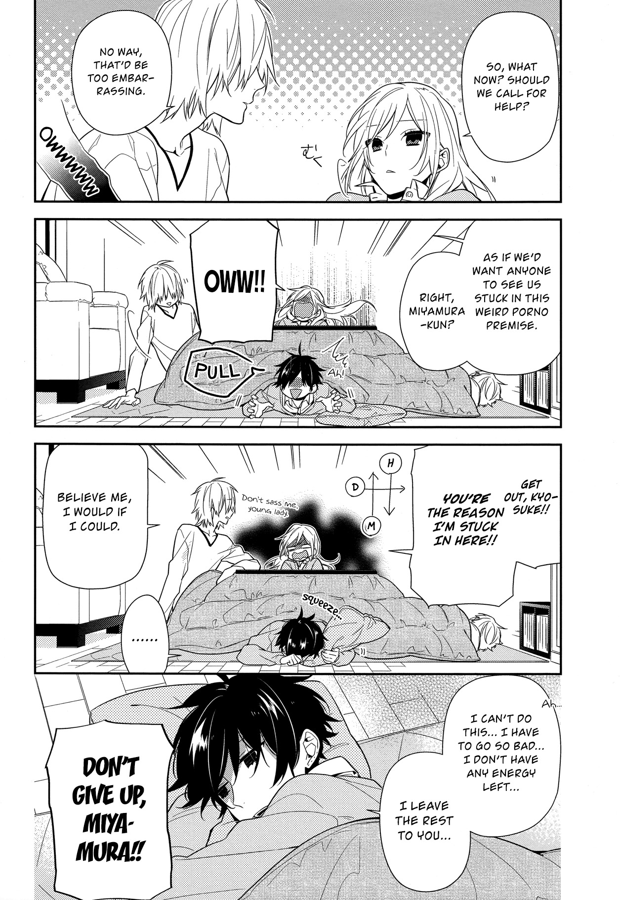 Horimiya Chapter 57 page 11 - Chapter 57: Kotatsu Shenanigans