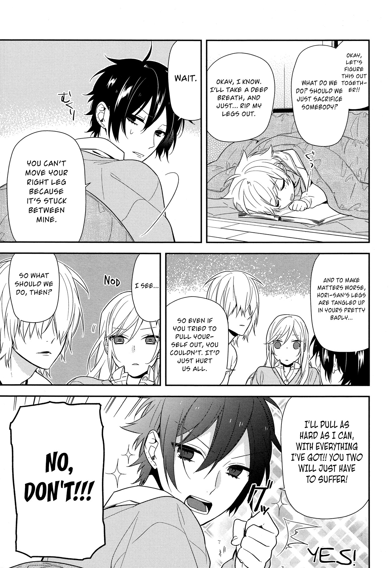 Horimiya Chapter 57 page 12 - Chapter 57: Kotatsu Shenanigans