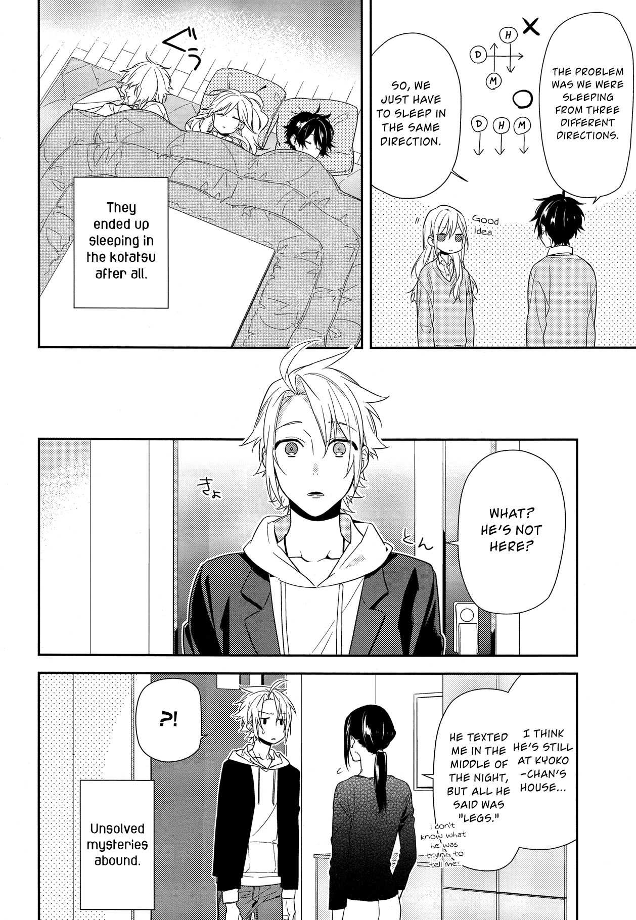 Horimiya Chapter 57 page 15 - Chapter 57: Kotatsu Shenanigans