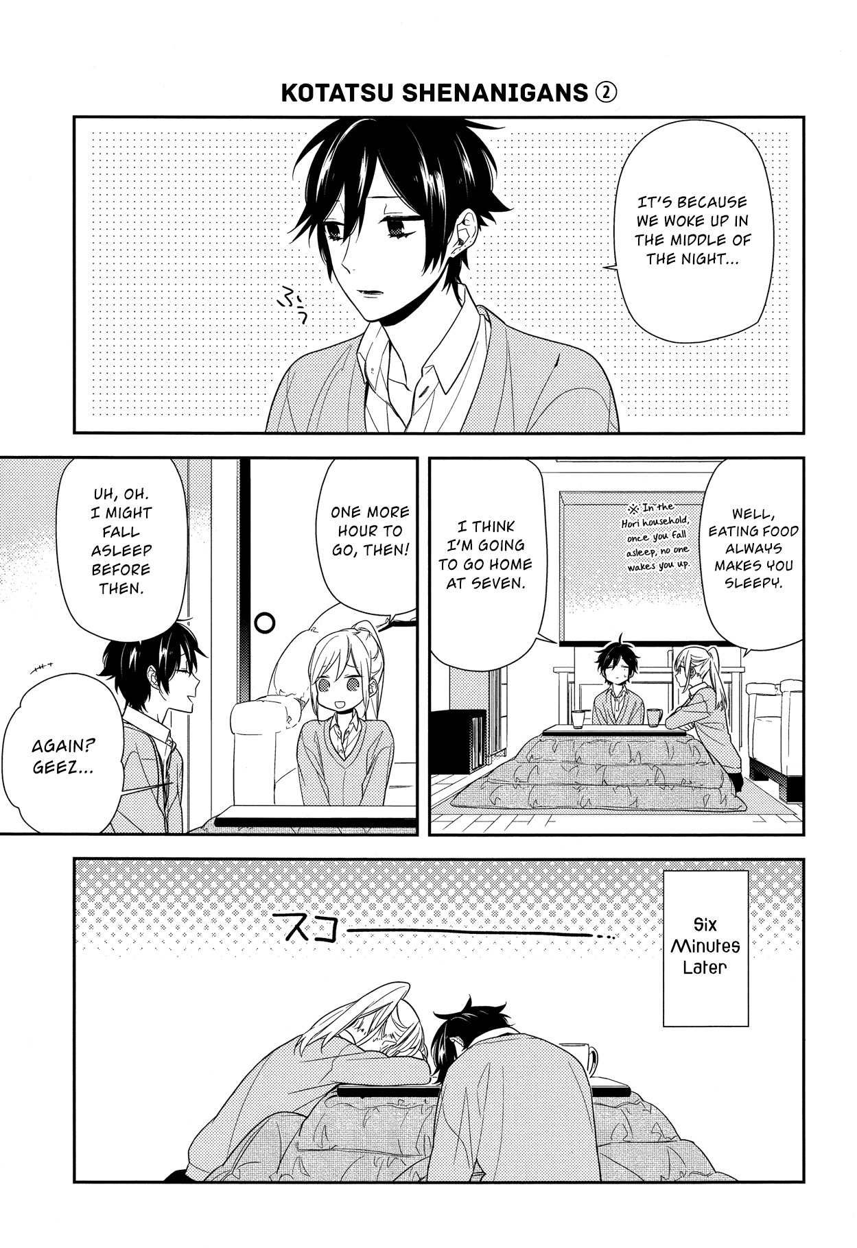 Horimiya Chapter 57 page 16 - Chapter 57: Kotatsu Shenanigans
