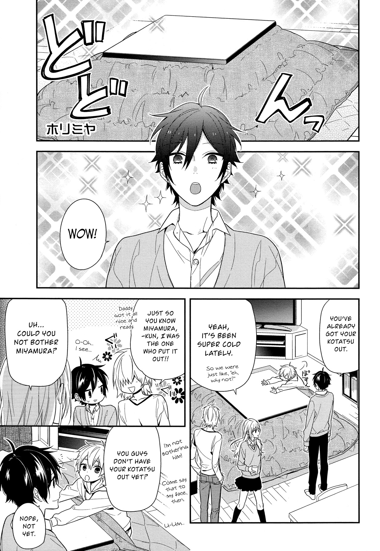 Horimiya Chapter 57 page 2 - Chapter 57: Kotatsu Shenanigans