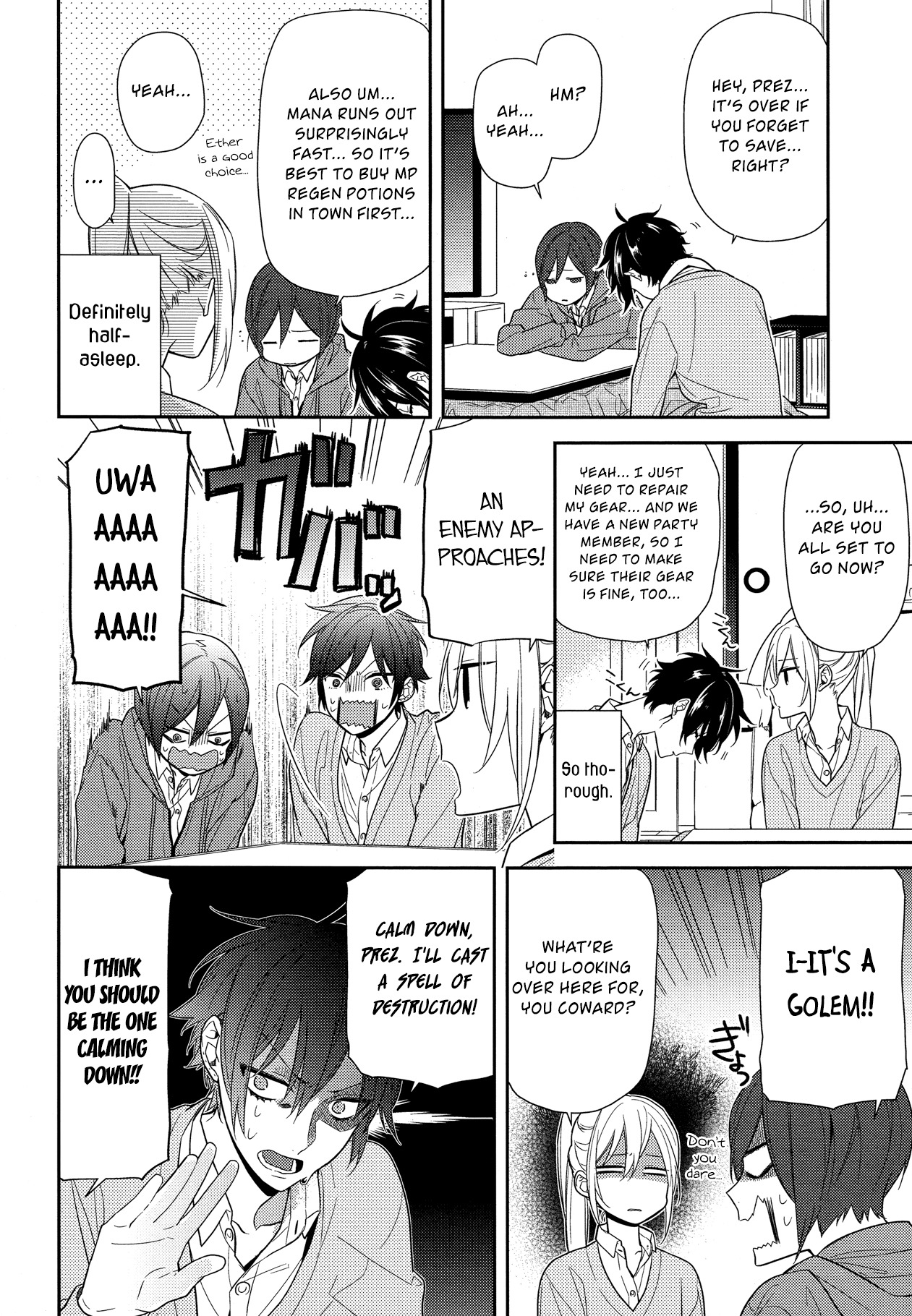 Horimiya Chapter 57 page 21 - Chapter 57: Kotatsu Shenanigans