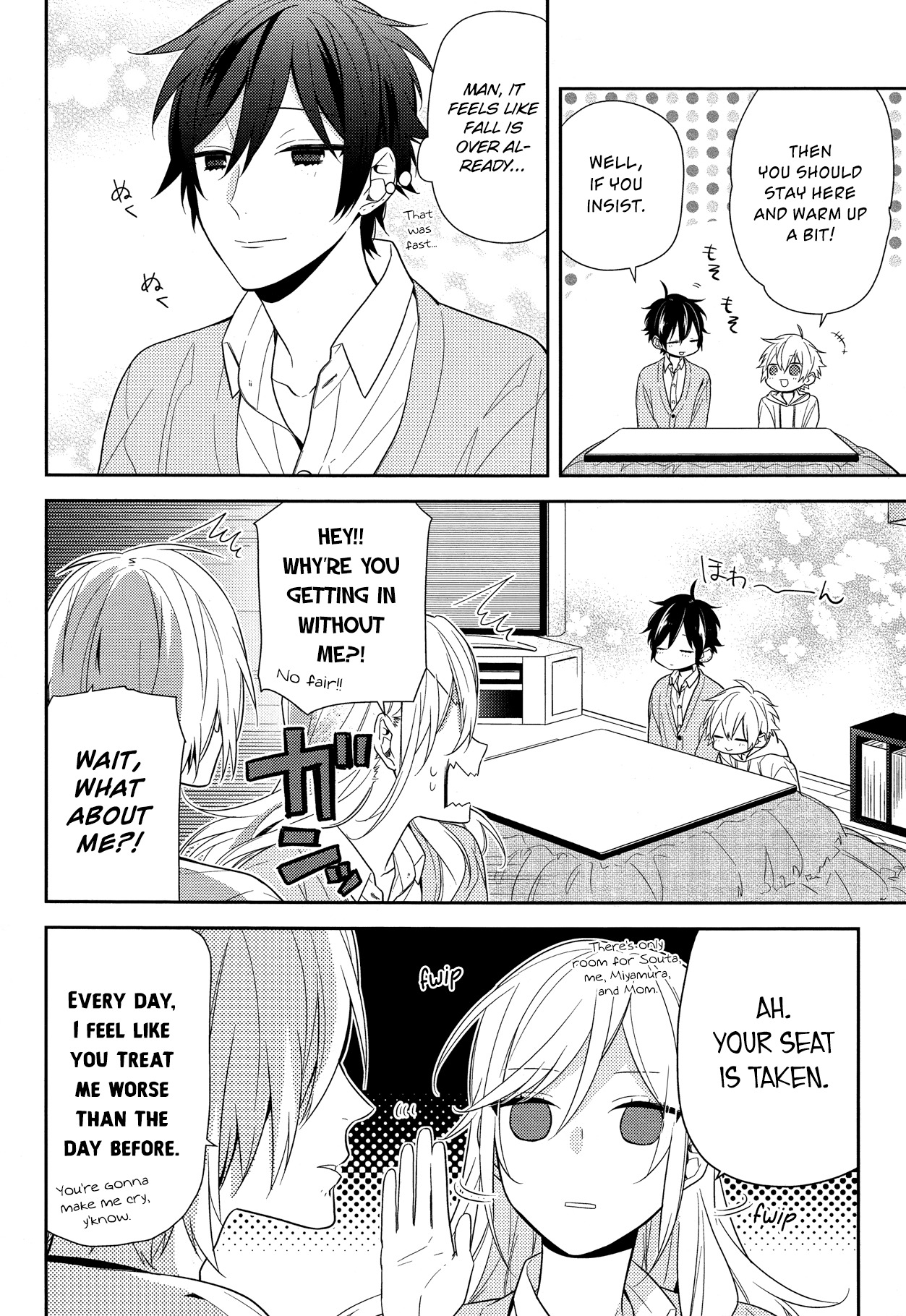 Horimiya Chapter 57 page 3 - Chapter 57: Kotatsu Shenanigans