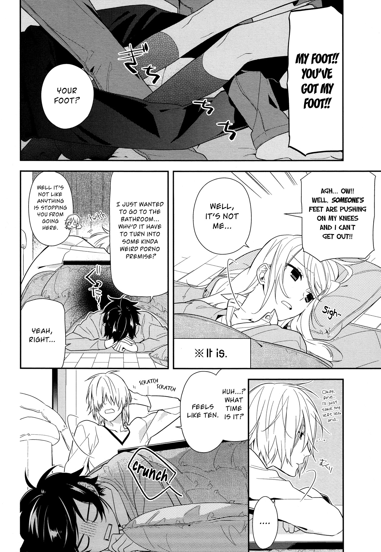 Horimiya Chapter 57 page 9 - Chapter 57: Kotatsu Shenanigans