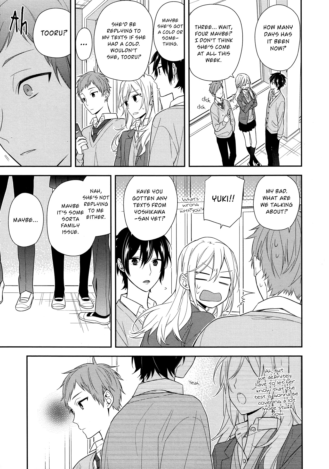 Horimiya Chapter 58 page 17 - Chapter 58: Playing at Being Lovers