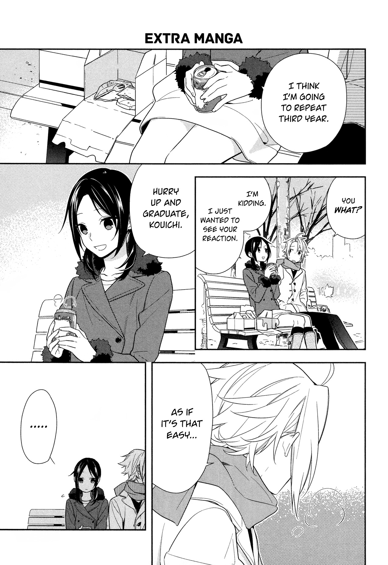 Horimiya Chapter 63.5 page 4 - Chapter 63.5: Extras