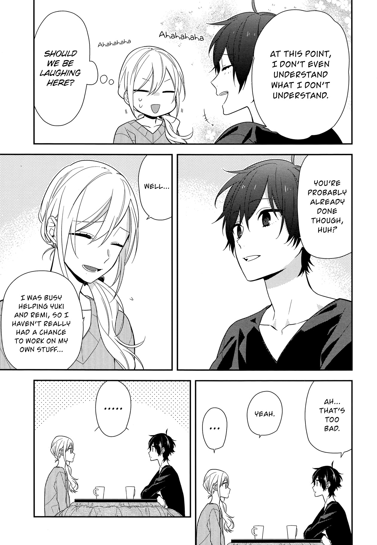 Horimiya Chapter 64 page 9 - Chapter 64: (Homework for You) + α