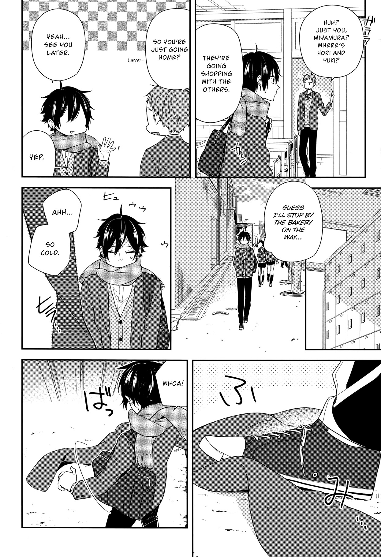 Horimiya Chapter 67 page 15 - Chapter 67: Big Brother's Scarf