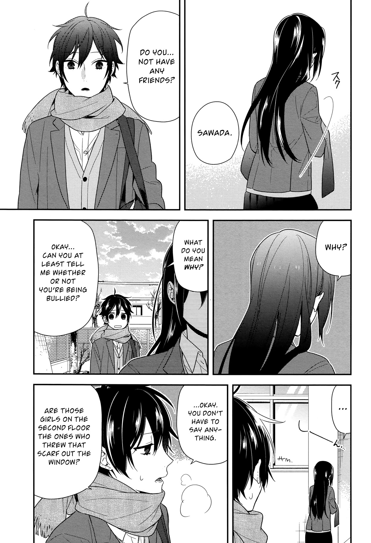 Horimiya Chapter 67 page 18 - Chapter 67: Big Brother's Scarf