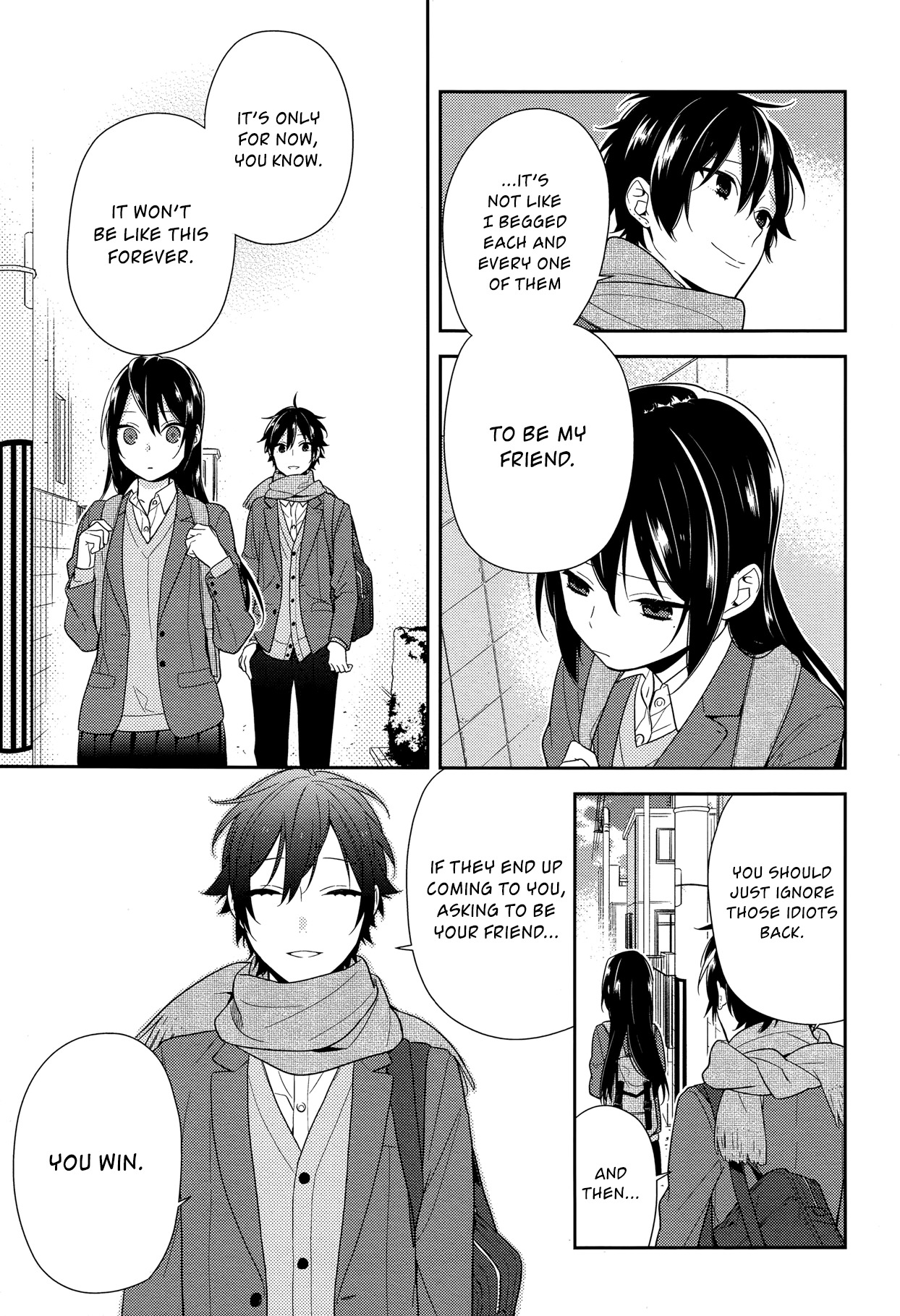Horimiya Chapter 67 page 24 - Chapter 67: Big Brother's Scarf